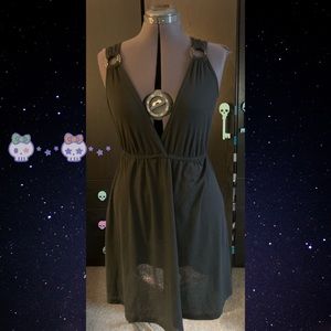 💀 Sheer Black Dress/Coverup